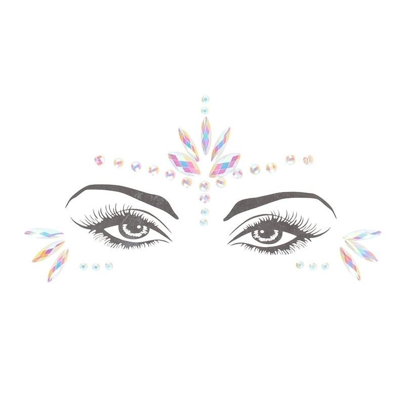 Ouch! Glow Stickers Strass Visage phosphorescent Glow Jewelry